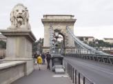 Цепной мост украшают скульптуры грозных львов, за что его также называют Львиным