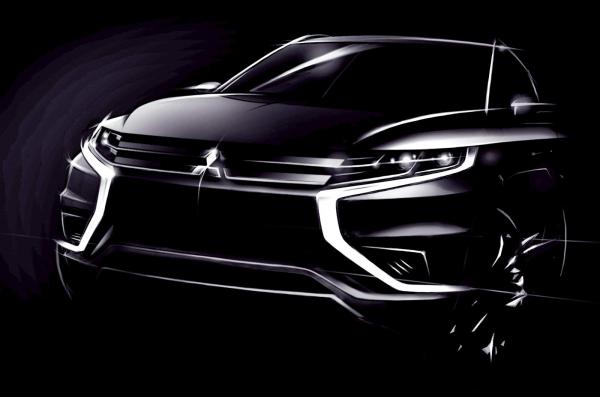 Концепт-кар обновленного Mitsubishi Outlander покажут в Париже