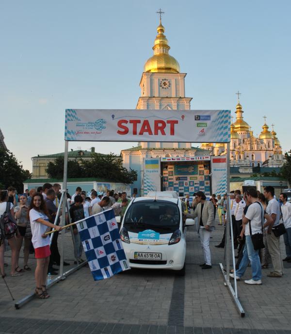 В 2015 году Electric Marathon стартовал в Киеве