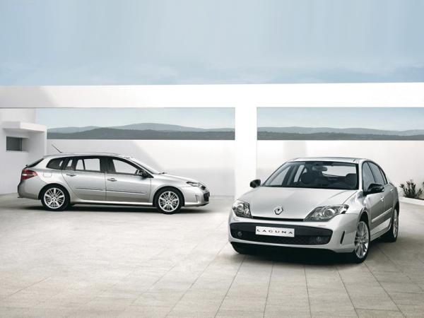 Renault Laguna GT можно будет отличить по новому бамперу и 18-дюймовым дискам