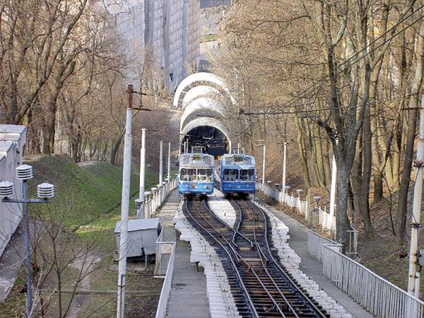 Ежегодно Киевский фуникулер перевозит более 4 млн пассажиров