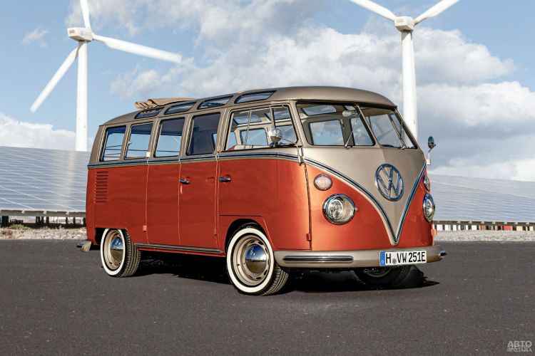 Культовый мини-вэн Volkswagen превратили в электромобиль