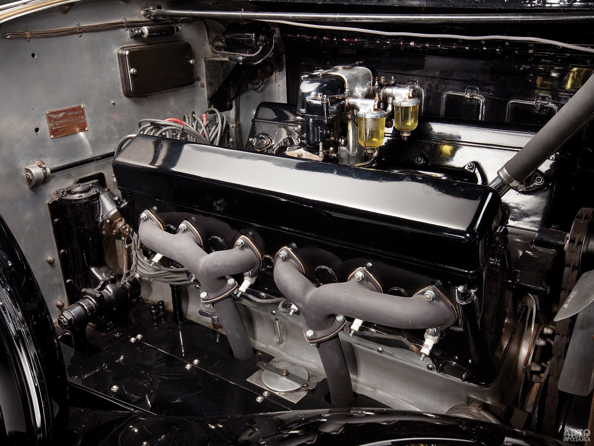 Огромный 9,4-литровый V12 в Hispano Suiza J12 развивал 220 л. с.