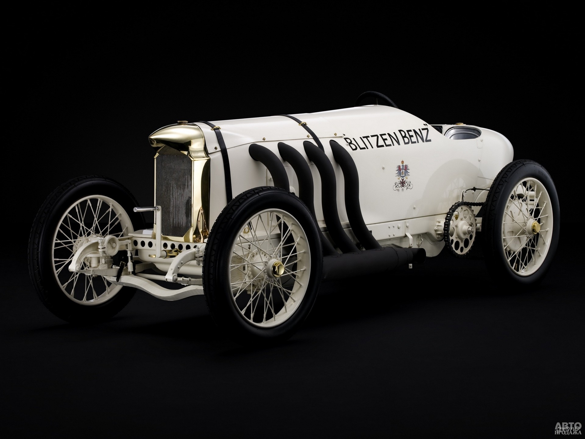 Benz Blitzen 1909 года с 200-сильным двигателем от дирижабля