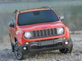 Зубастая решетка радиатора и круглые фары – черты Jeep Renegade