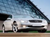 Mercedes-Benz SL 2001 года получил жесткий складывающийся верх