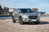 Радиаторная решетка Hyundai Tucson обрамлена хромом