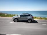 Задняя часть Hyundai слегка приподнята