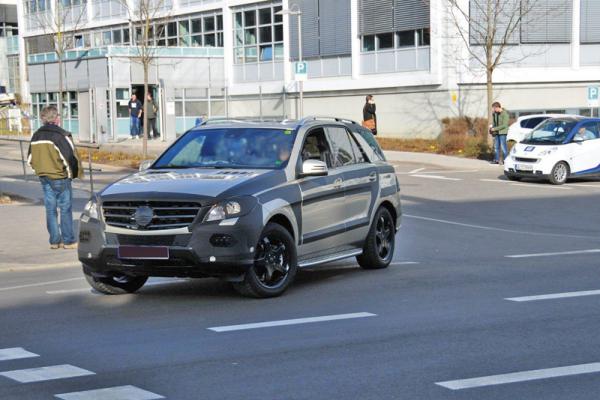 Mercedes-Benz ML-Class проходит тесты