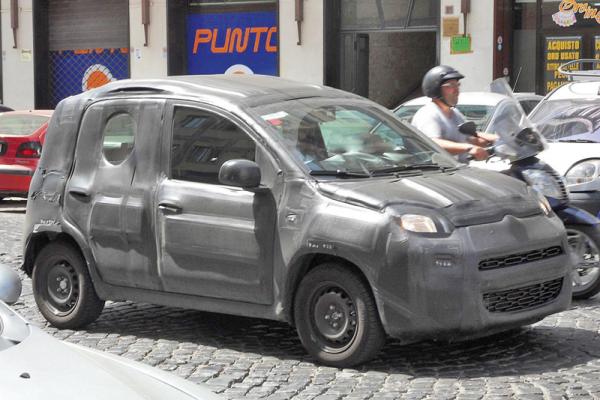 Новая Fiat Panda проходит тестовые испытания
