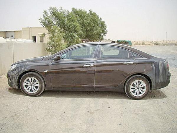 Hyundai Sonata проходит тесты в Дубае
