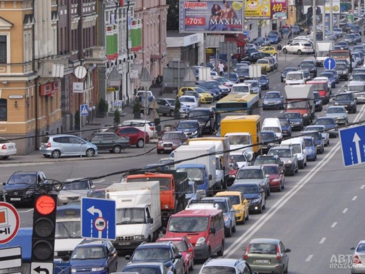 Киевские пробки – одни из самых больших в мире
