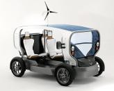Venturi Eclectiс - автомобиль на солнечных батареях, который можно купить уже сегодня. Пропеллер на крыше этого "солнцемобиля" позволяет накапливать энергию на стоянках, с помощью ветра 