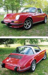 Porsche 911 Targa 1973 года в свое время был назван "моделью энтузиастов" Кронпринц Карл Густав и спортивное купе Volvo 1800 1970 года