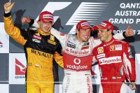 Подиум Гран-при Австралии: неожиданная победа Дженсона Баттона