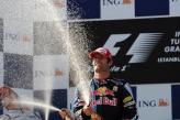 Марк Уэббер отпраздновал победу в Гран-при Испании