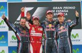 Подиум Гран-при Испании