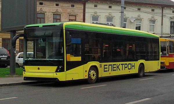 Во Львове представили электробус