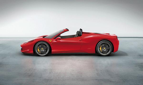 Ferrari 458 Italia Spider превратят в купе-кабриолет