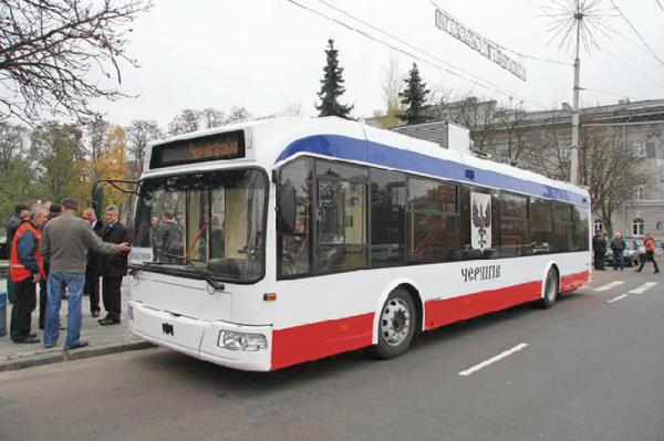 Новый троллейбус из Чернигова