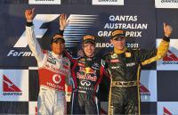 Подиум Гран-при Австралии - 2011