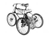 Тот самый трицикл De Dion-Bouton, на двигатель которого Роберт Бош в 1897 году впервые установил адаптированный вариант своего магнето