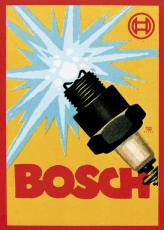При дальнейшем усовершенствовании зажигания от магнето Бош изобрел деталь, без которой сегодня трудно представить автомобиль с двигателем внутреннего сгорания, – свечи зажигания (на фото – первая реклама свечей зажигания)
