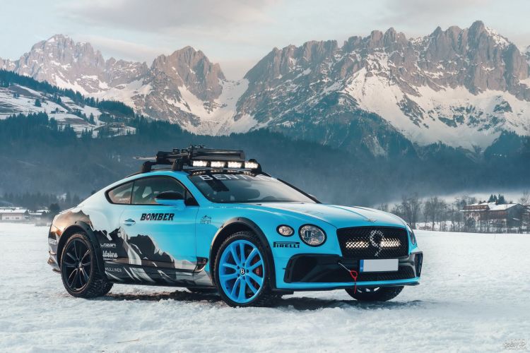 Bentley Continental GT Ice Race: зимний вариант