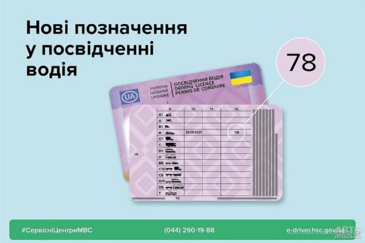 В Украине появились водительские права нового образца