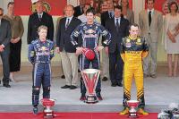 Подиум Гран-при Монако: очередной дубль "красных быков"