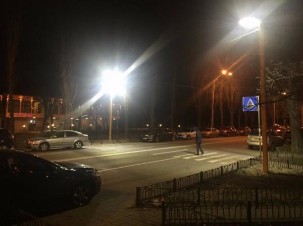 В Киеве появились инновационные пешеходные переходы