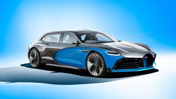 Новый седан Bugatti будет электромобилем
