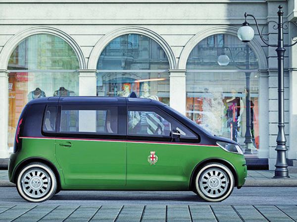 Электротакси Volkswagen Milano Taxi Concept