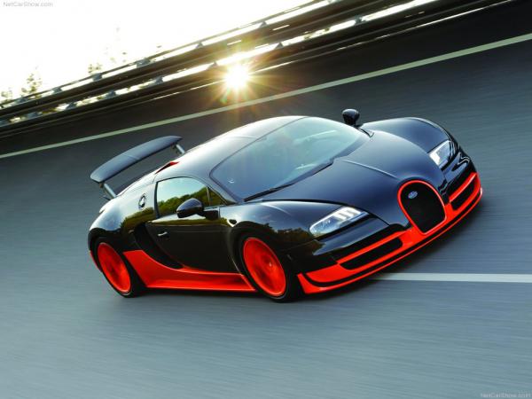 Bugatti Veyron Super Sport развил 431 км/ч.