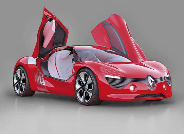 Renault DeZir:  концепт в стилистике инь-янь