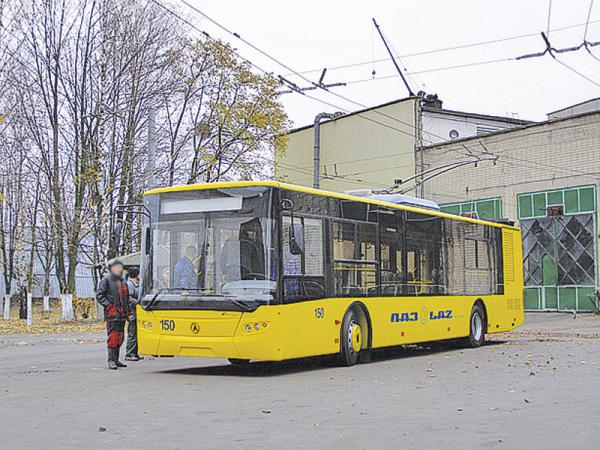 ЛАЗ Е-183 придет на смену старым троллейбусам Харькова