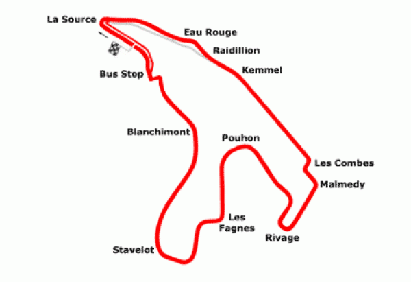 Формула-1:  Победа Хэмильтона в дождевом Гран-при Бельгии